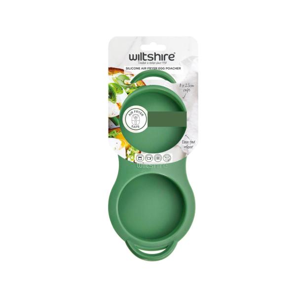 Air Fryer Silicone Egg Poacher Pan 2 Cup