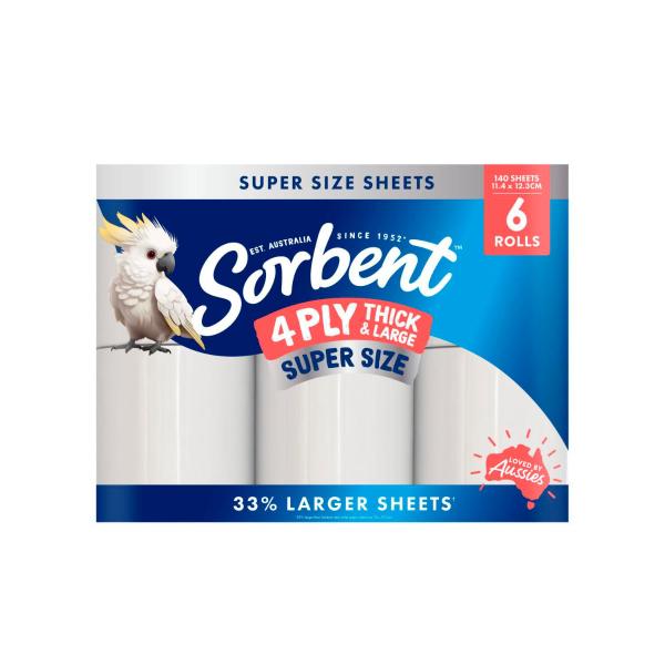 4-ply Super Size Toilet Paper