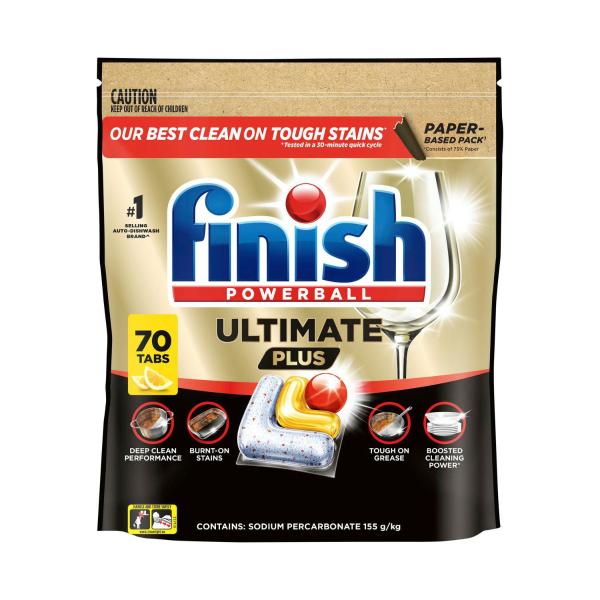 Ultimate Plus Dishwashing Tablets Lemon