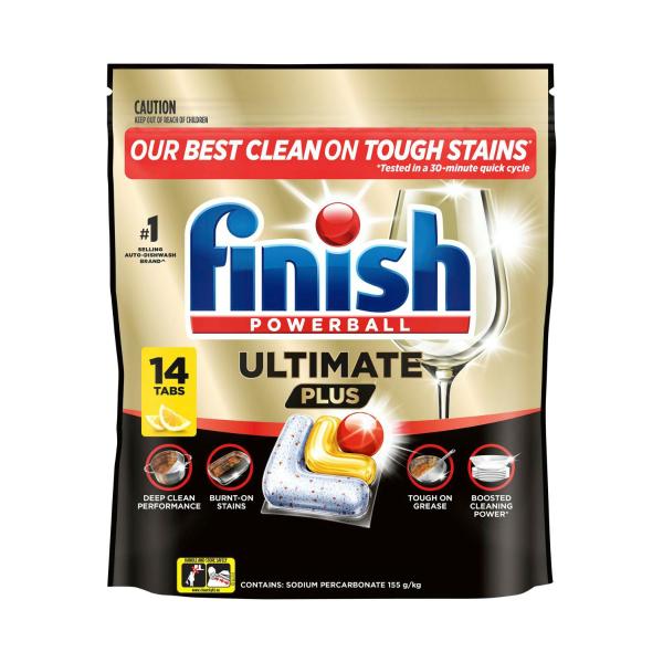 Ultimate Plus Dishwashing Tablets Lemon