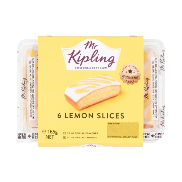 Lemon Cake Slices 6 Pack