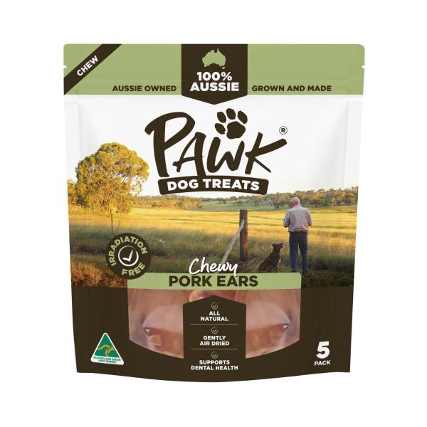 Chewy Pork Ears Dog Treats