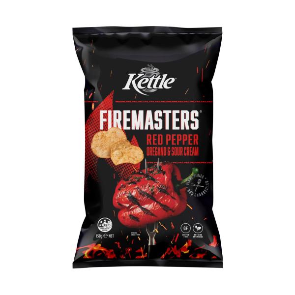 Firemasters Potato Chips Red Pepper & Sour Cream