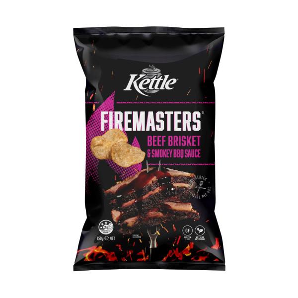 Firemasters Potato Chips Beef Brisket & Smokey BBQ Sauce