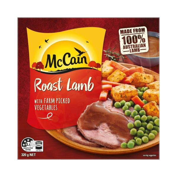 Red Box Plated Roast Lamb