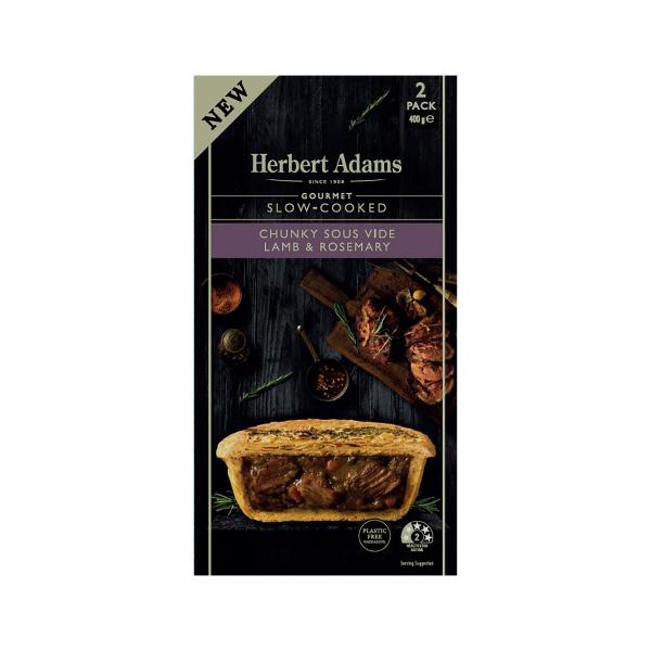 Slow Cooked Lamb & Rosemary Pie 2 Pack
