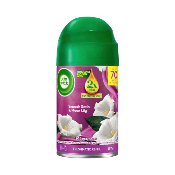 2X Essential Oil Freshmatic Refill Smooth Satin & Moon Lily