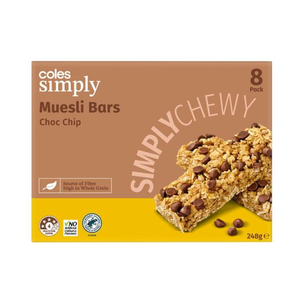 Muesli Bar Choc Chip 8 Pack
