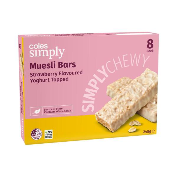 Muesli Bar Strawberry And Yoghurt 8 Pack