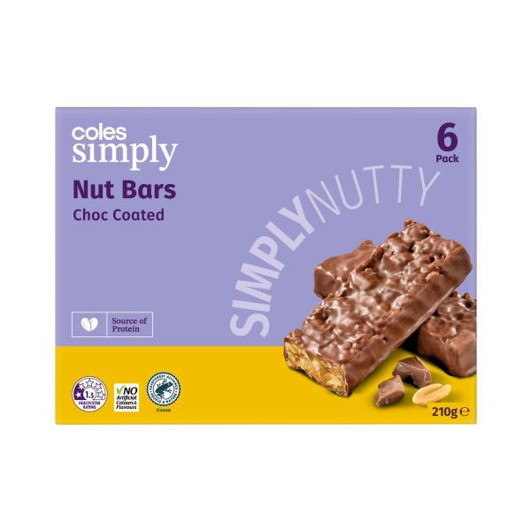 Choc Coated Nut Bar 6 Pack