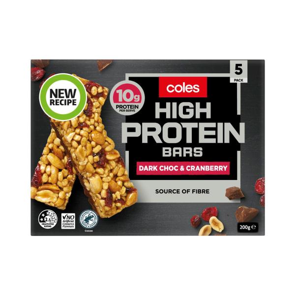 Protein Bar Dark Choc & Cranberry 5 Pack