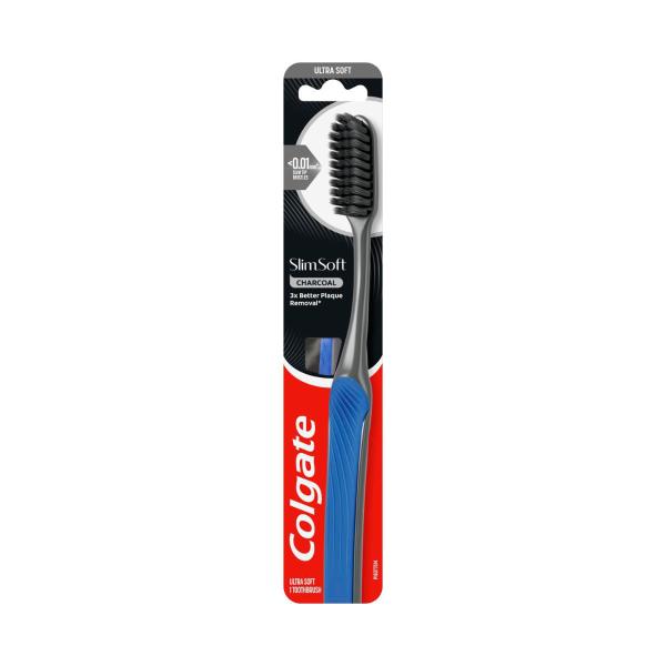 Slim Soft Charcoal Toothbrush