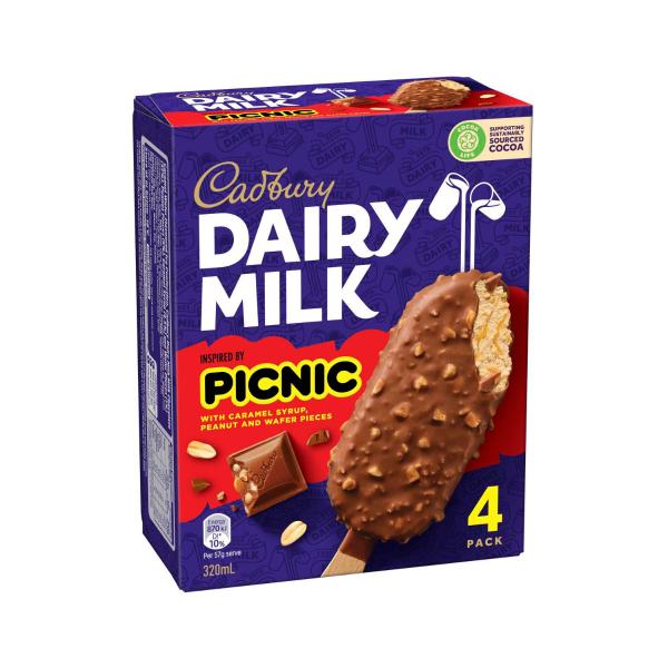 Dairy Milk Picnic Inspired Sticks 4 Pack
