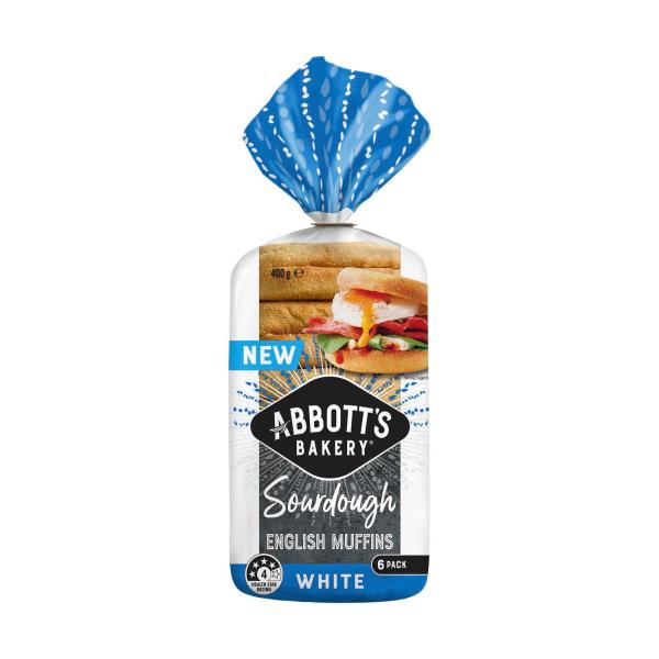 Sourdough White English Muffins