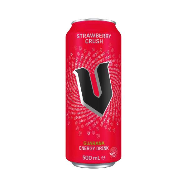 Energy Drink Can Strawberry Crush
