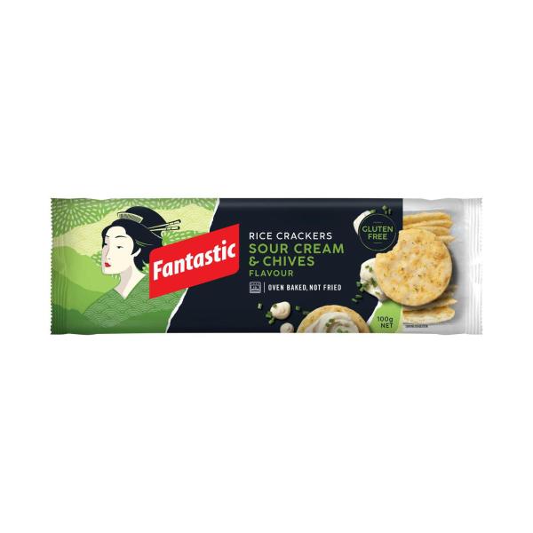 Rice Cracker Sour Cream & Chives Flavour