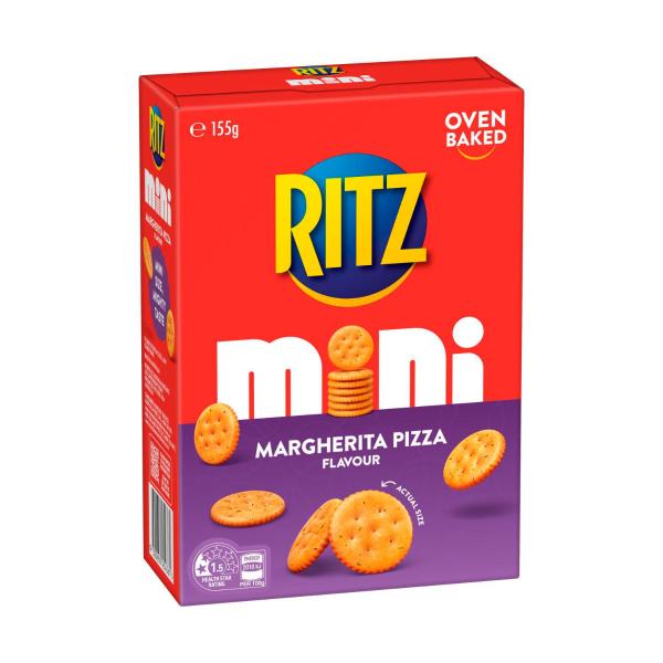 Mini Munching Crackers Margherita Pizza Flavour