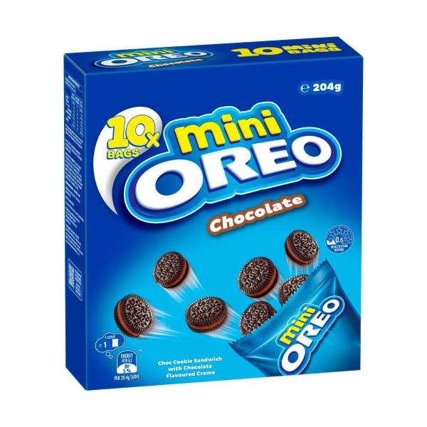 Mini Chocolate Cookies Multipack 10 Pack