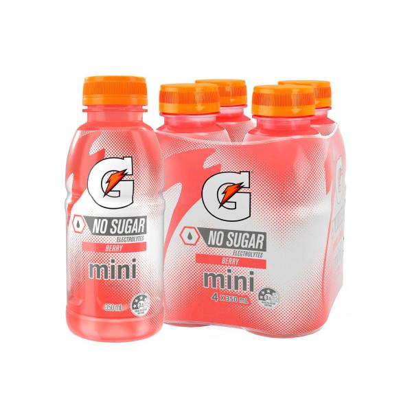 Sports Drink Berry Minis No Sugar 4x350ml