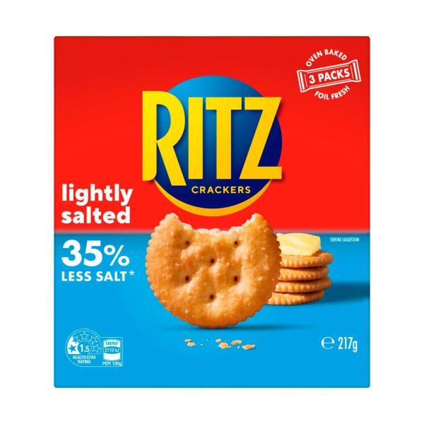 Crackers Lightly Salted 3 Pack