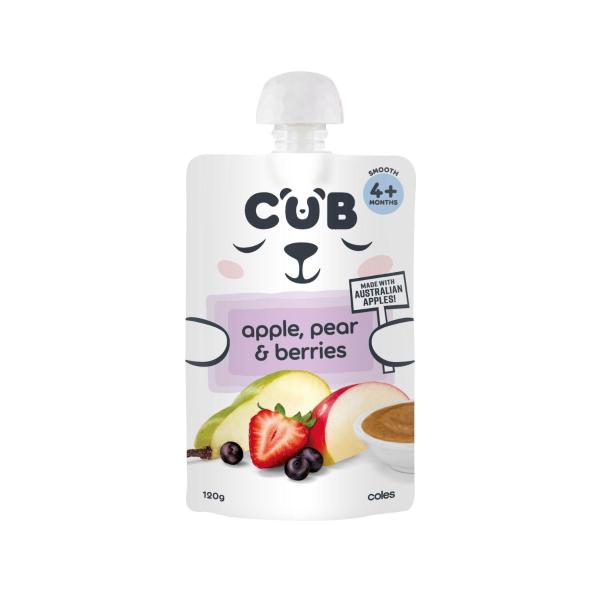Apple Pear & Berries Baby Food Pouch 4+ Months