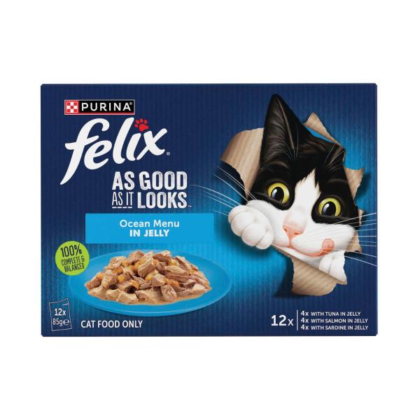 Felix As Good As It Looks Ocean Menu Cat Food