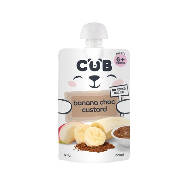 Banana Choc Custard Baby Food Pouch 6+ Months