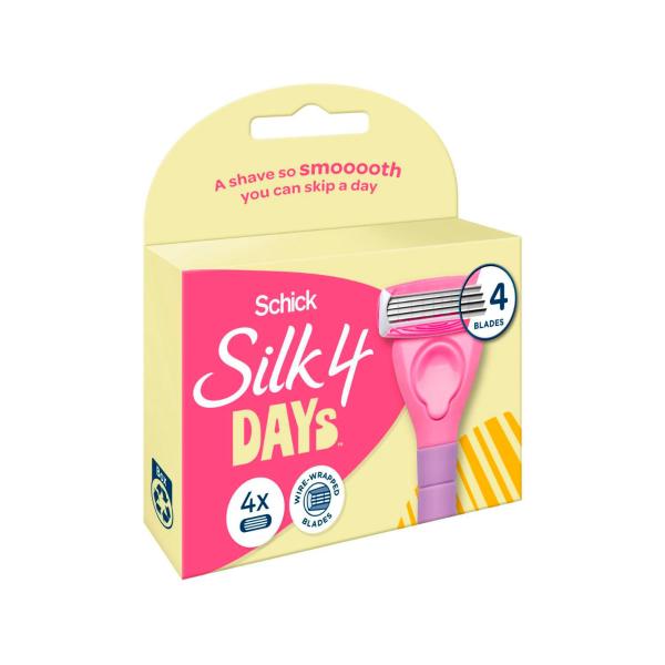 Silk 4 Days Refill Razor Blades