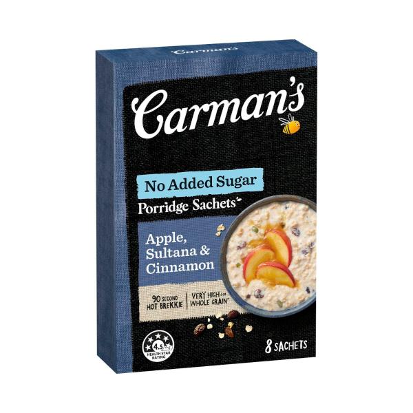 Porridge Sachets Apple Sultana & Cinnamon 8 Pack