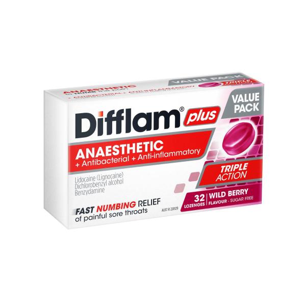 Plus Anaes Triple Berry Loz
