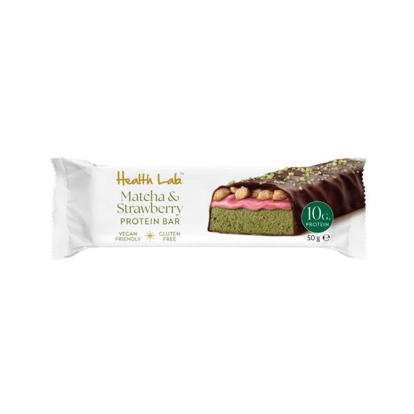Matcha Strawberry Plant Protein Bar
