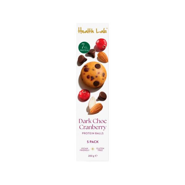 Dark Chocolate Cranberry Protein Balls 5x40g