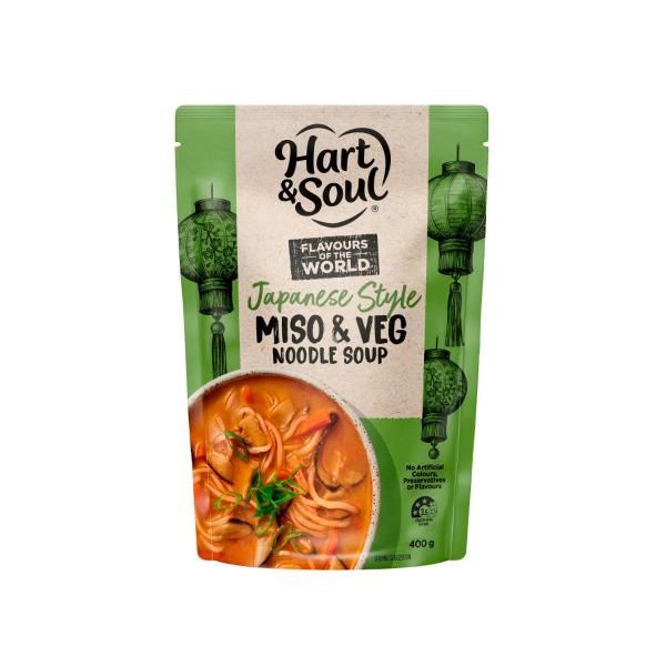 Pouch Soup Japanese Style Miso & Veg Noodle