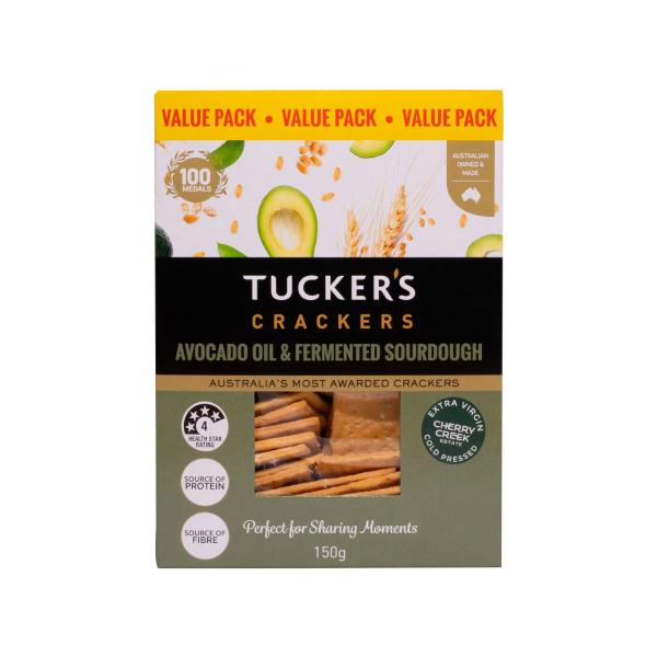 Crackers Avocado Oil & Fermented Sourdough