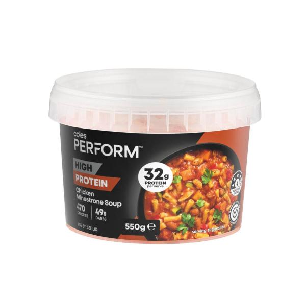 High Protein Chicken Minestrone Soup