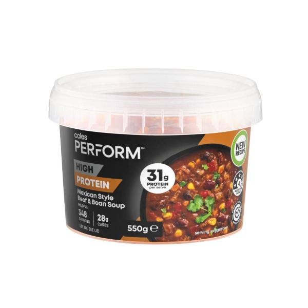 High Protein Mexican Style Beef Bean Soup