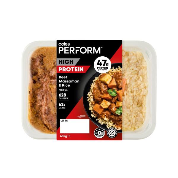 High Protein Beef Massaman & Rice