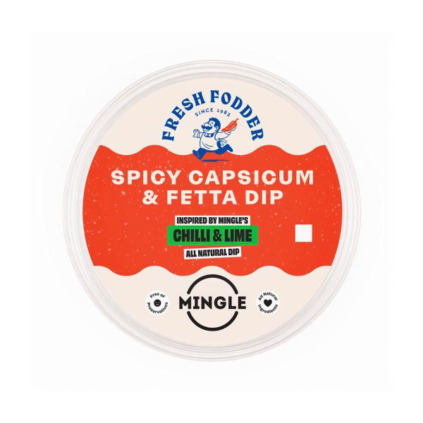 Dip Spicy Capsicum & Fetta With Mingle Chilli & Lime