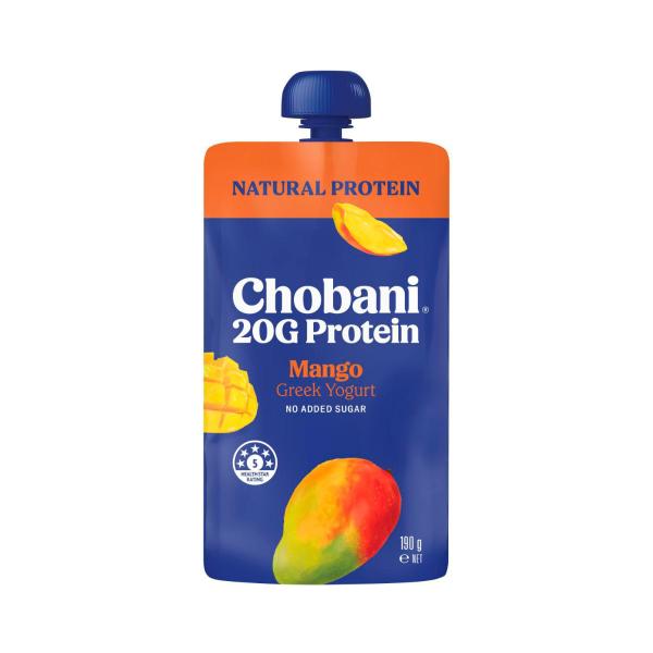 20g Protein Greek Yogurt Pouch Mango