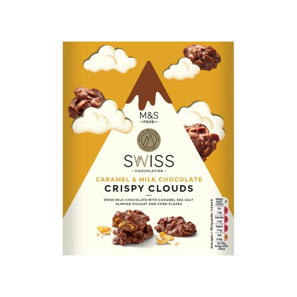 Swiss Caramel And Milk Chocolate Crispy Clouds