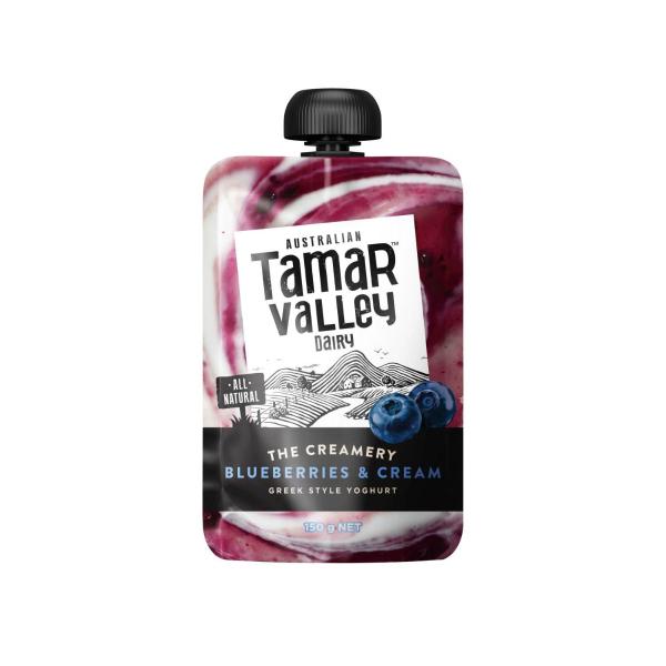 The Creamery Yoghurt Pouch Blueberry