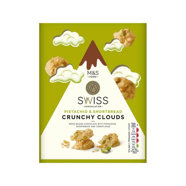 Pistachio And Shortbread Crunchy Clouds