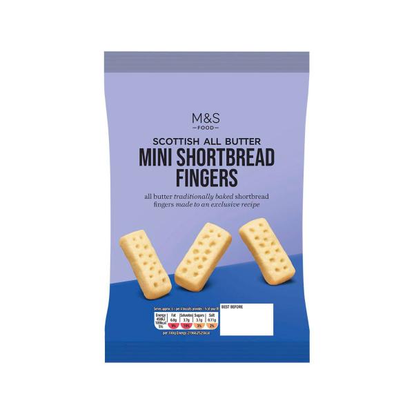 Mini Shortbread Fingers