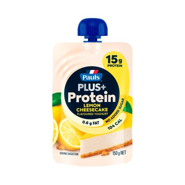 Plus+ Protein Yoghurt Pouch Lemon Cheesecake