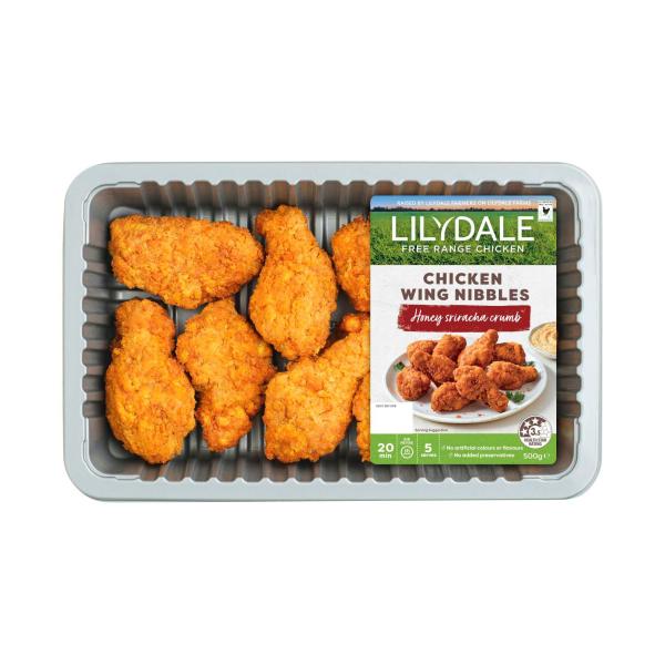 Free Range Chicken Honey & Sriracha Wing Nibbles