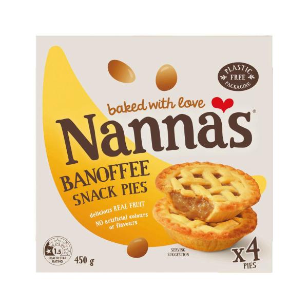 Banoffee Snack Pies 4 Pack