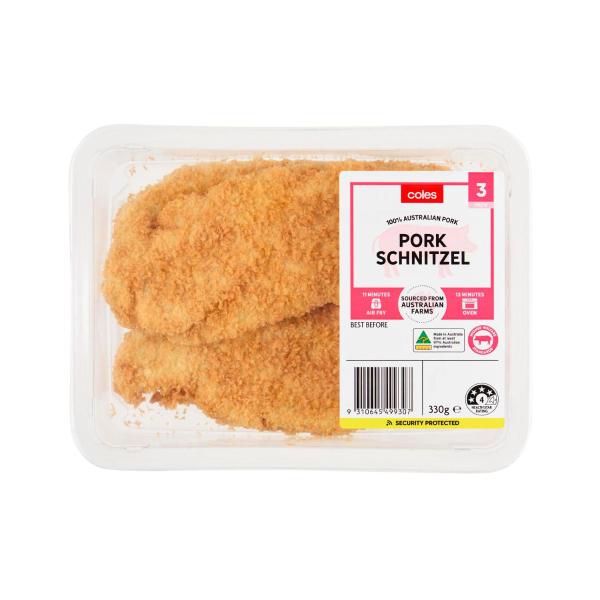 Pork Schnitzel Crumbed