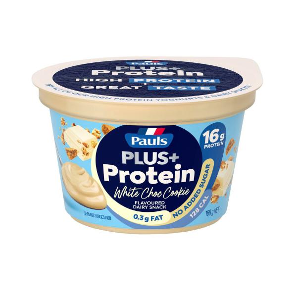 Plus Protein White Choc Cookie Dessert
