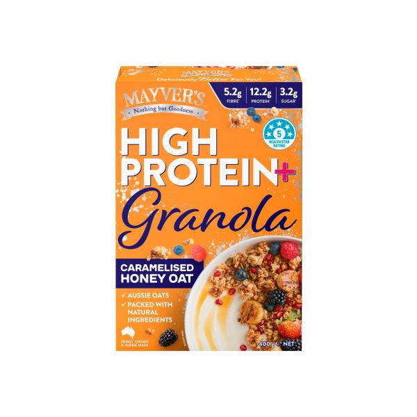 High Protein + Granola Caramelised Honey Oat