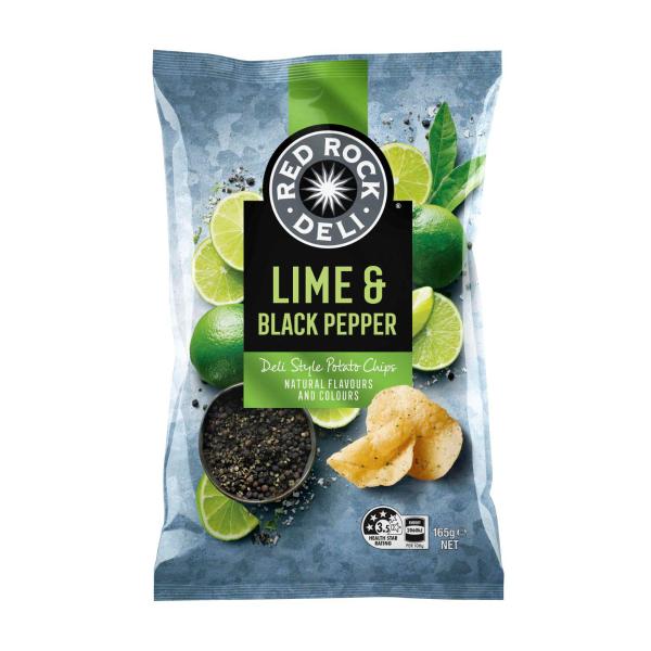 Potato Chips Share Pack Lime & Pepper